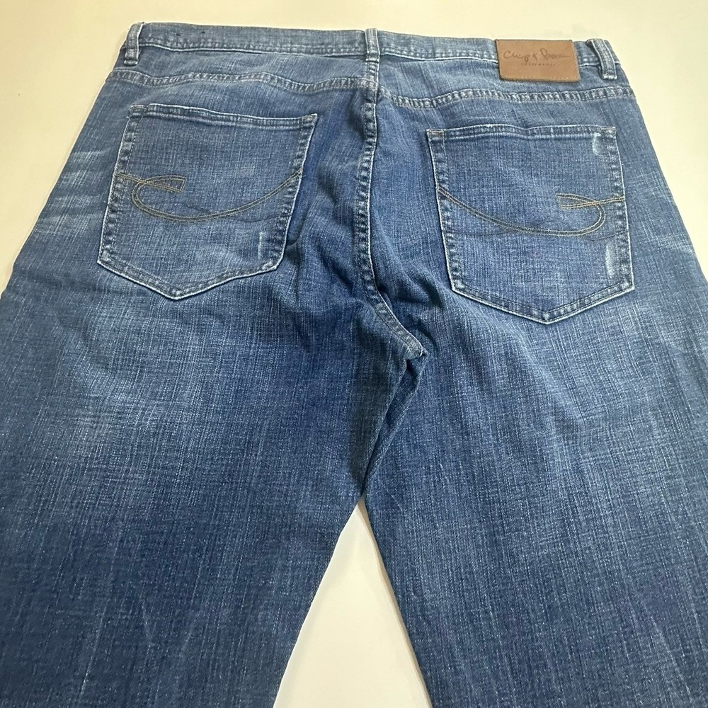 CHIP & PEPPER BOBBY BOOTCUT Men's Jeans 38x32 Blue Denim - Picture 4 of 9